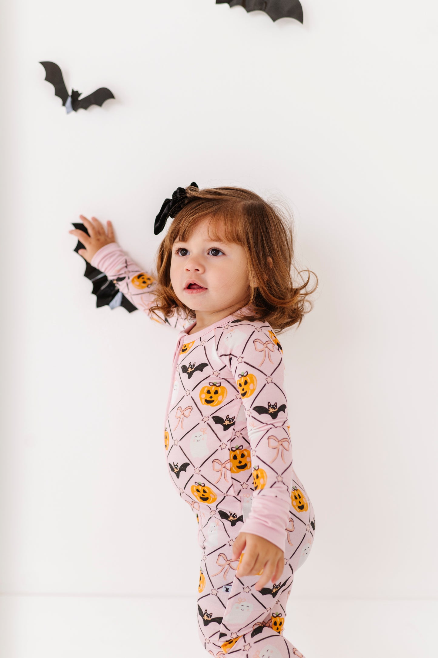 Pink Girls Halloween Pajamas