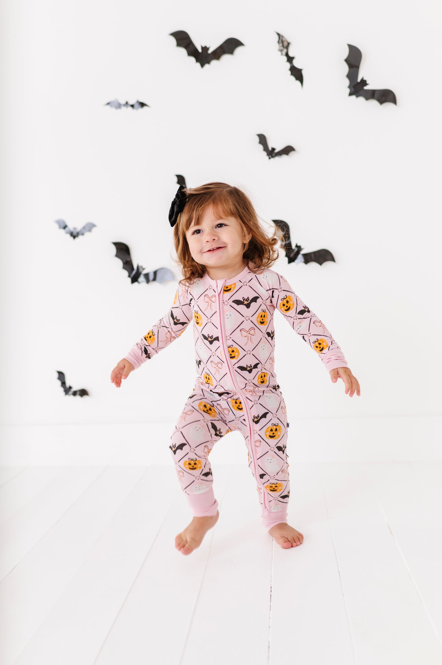 Pink Girls Halloween Pajamas