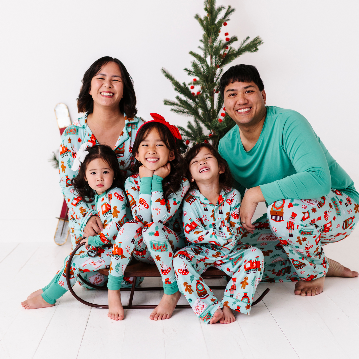 Family Matching Polar Express Pajamas