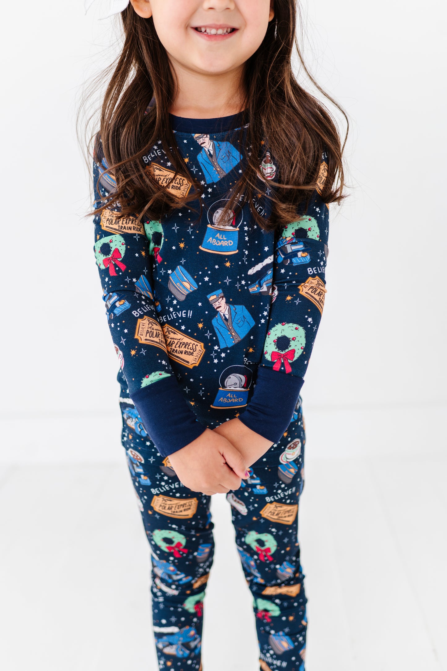 Holiday Express Kids Pajamas by Kiki and Lulu