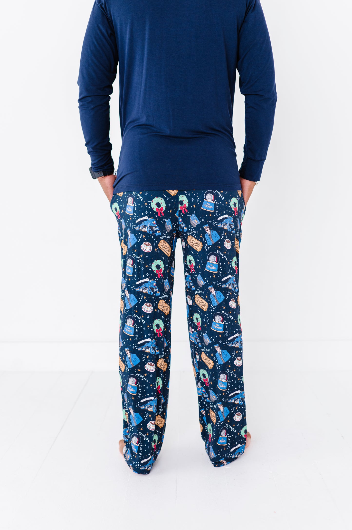 Polar Express Mens Pajamas By Kiki and Lulu