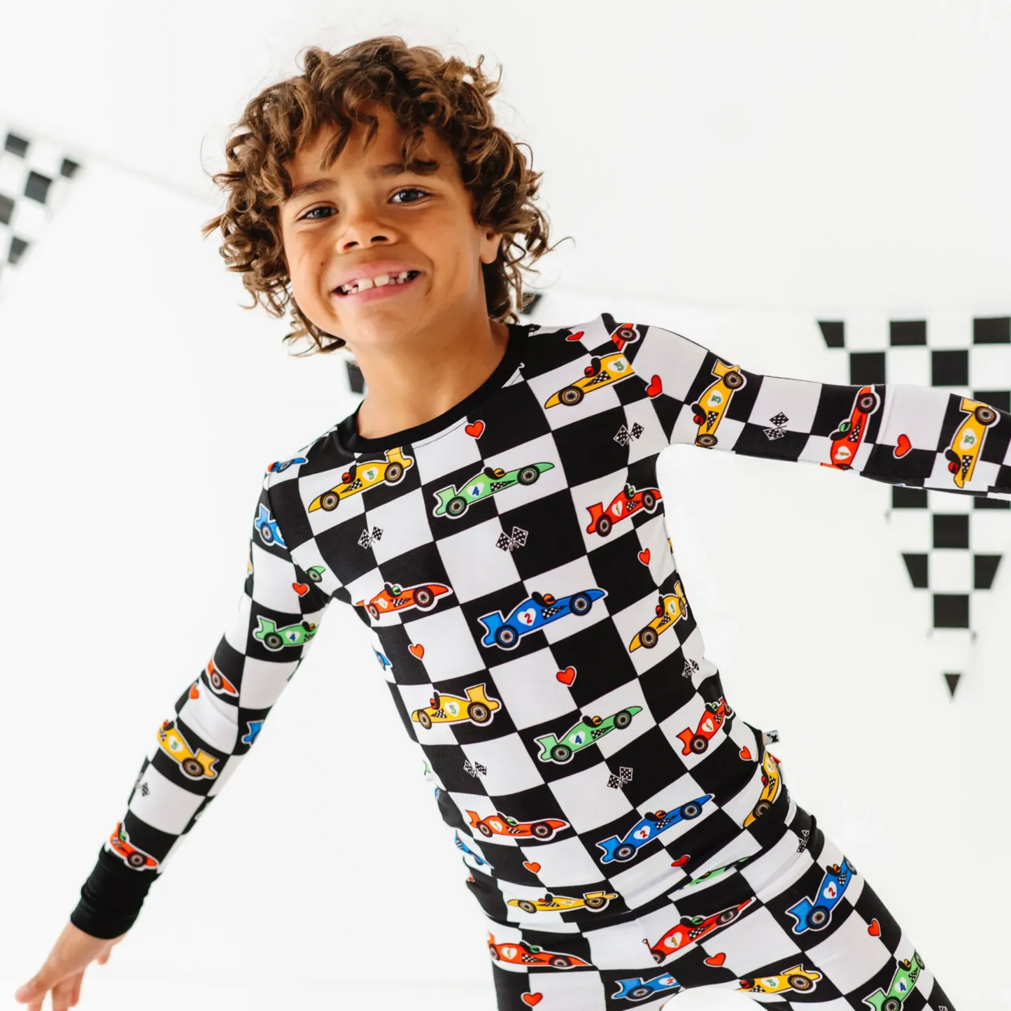 Checker Valentine Pajamas By Kiki and Lulu