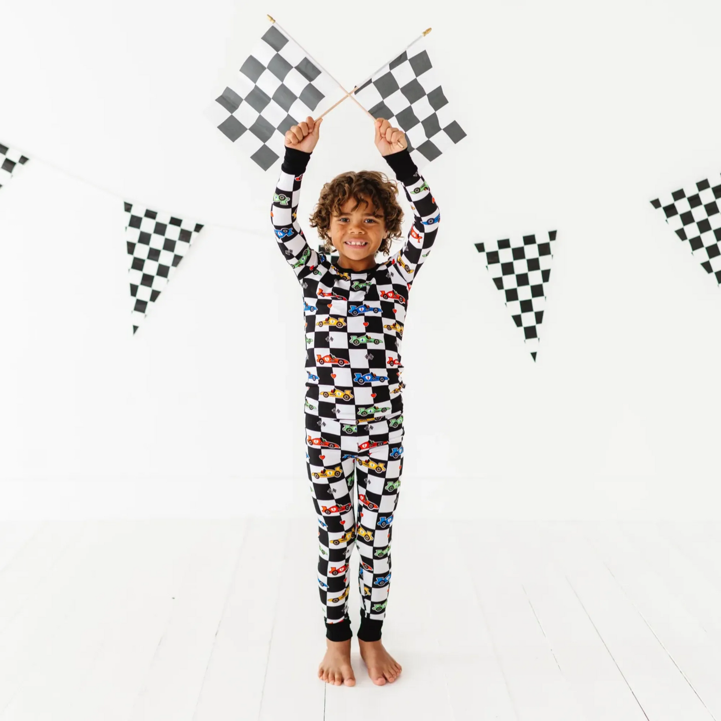 Checker Valentine Pajamas By Kiki and Lulu