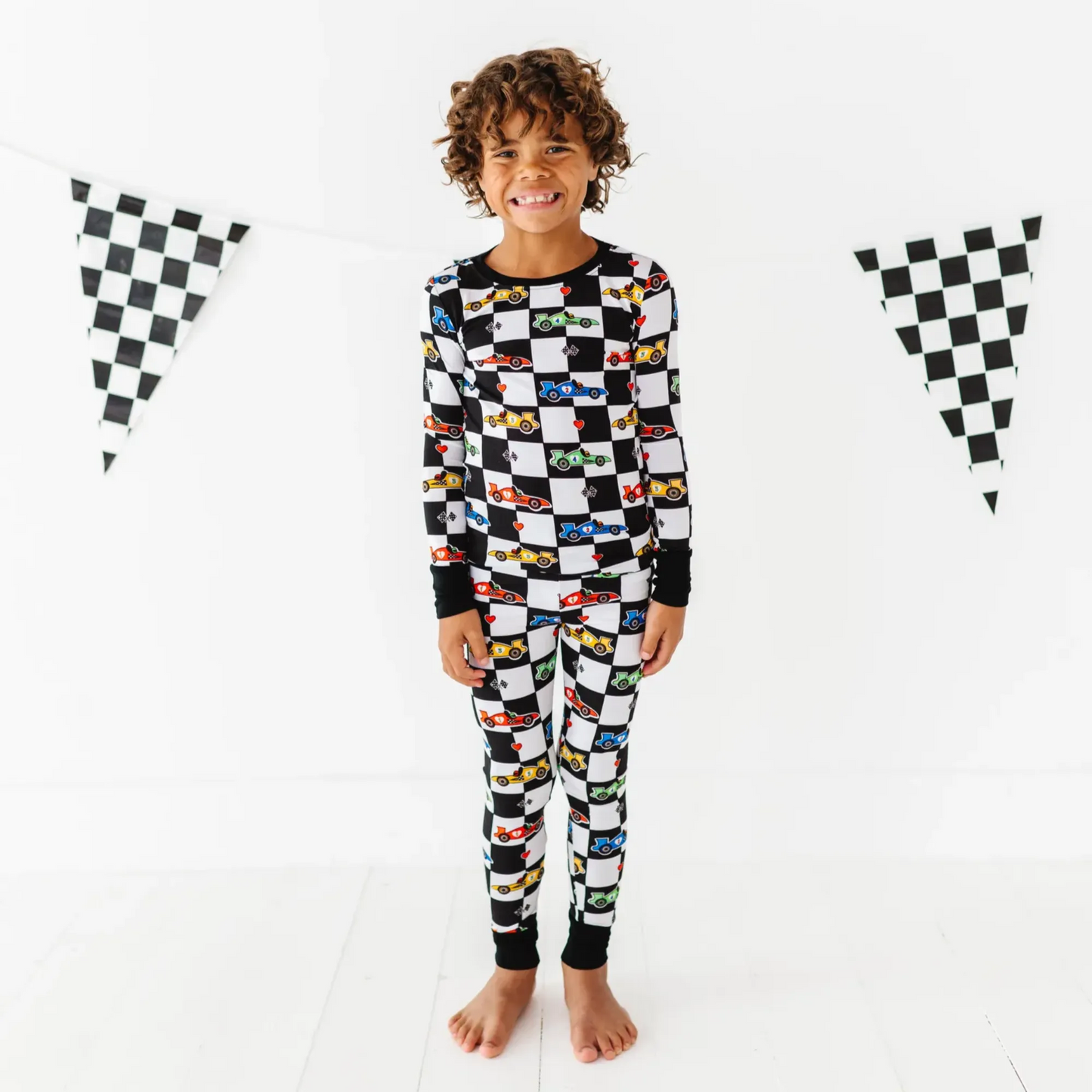 Checker Valentine Pajamas By Kiki and Lulu