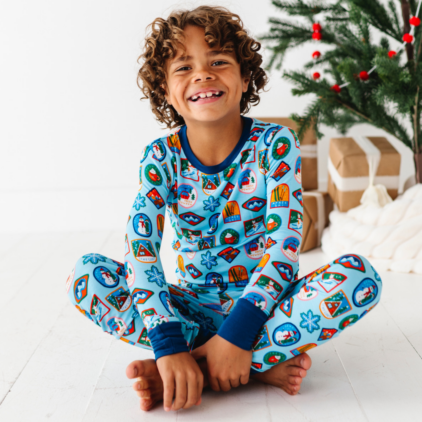 Kid in Ski Pajamas by Kiki and Lulu