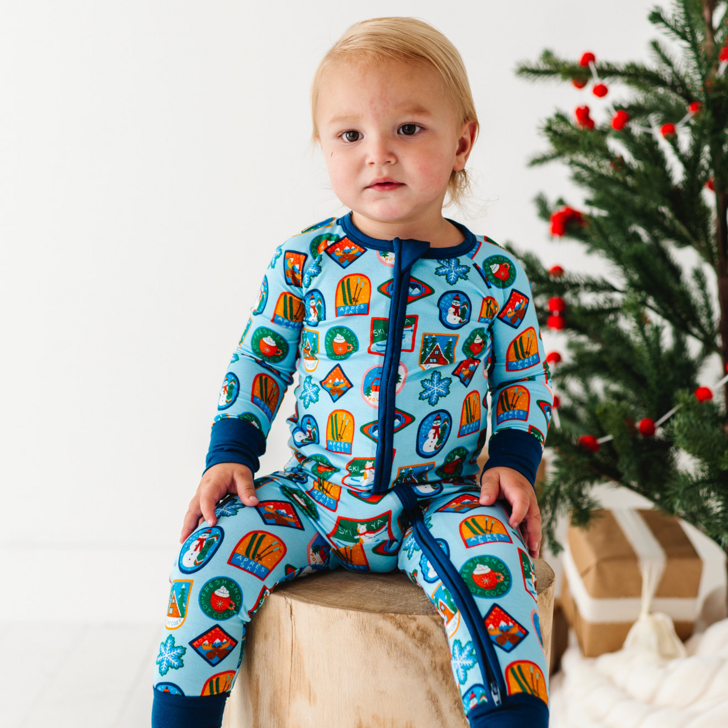 Ski Baby Pajamas by Kiki and Lulu