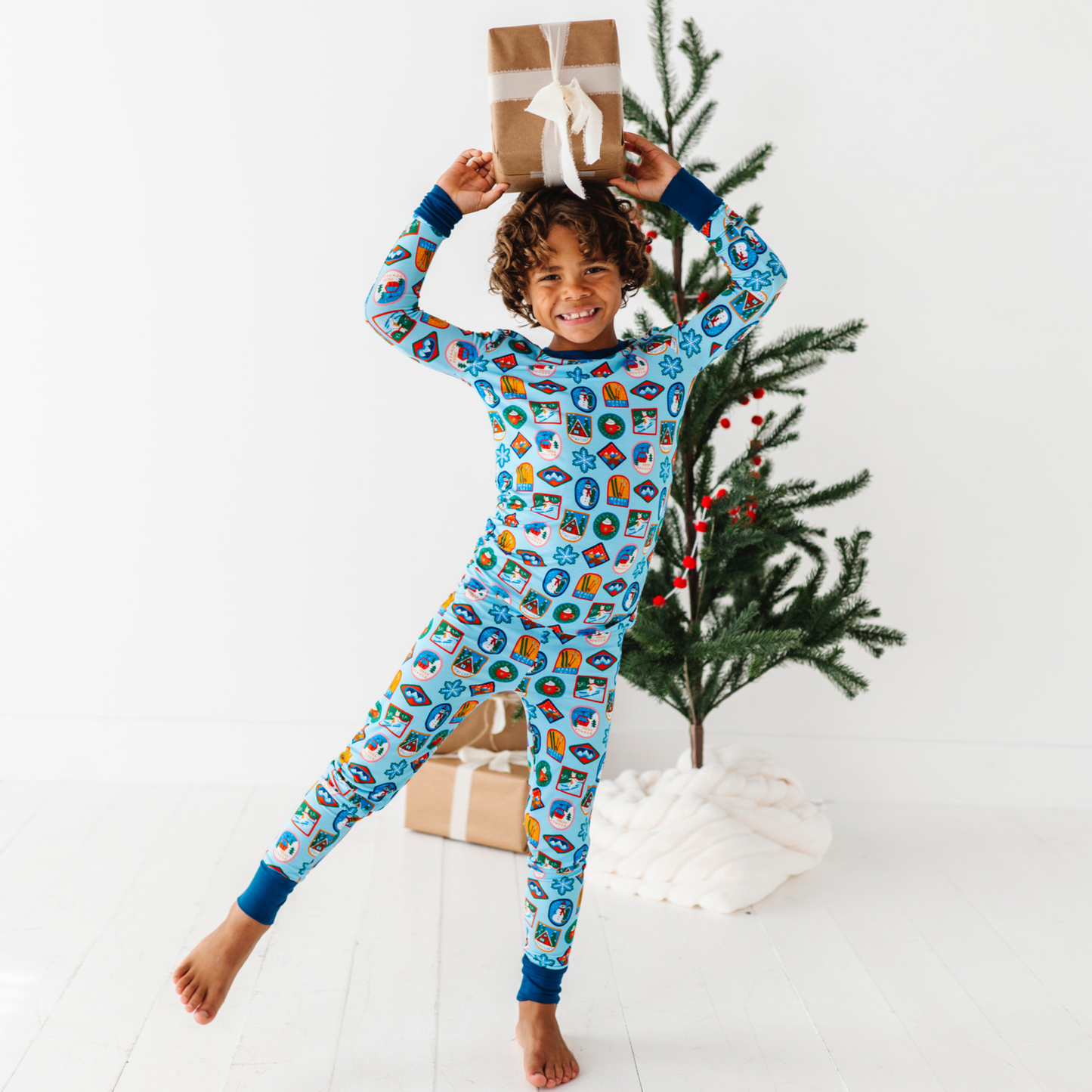 Kid in Ski Pajamas by Kiki and Lulu