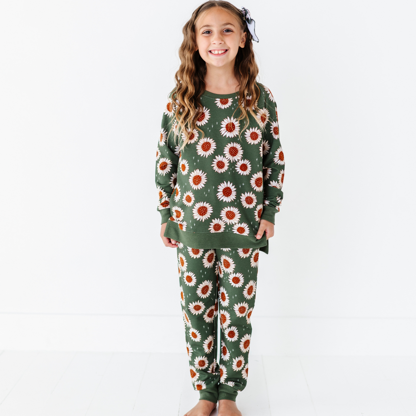 Sunflower bamboo jogger set