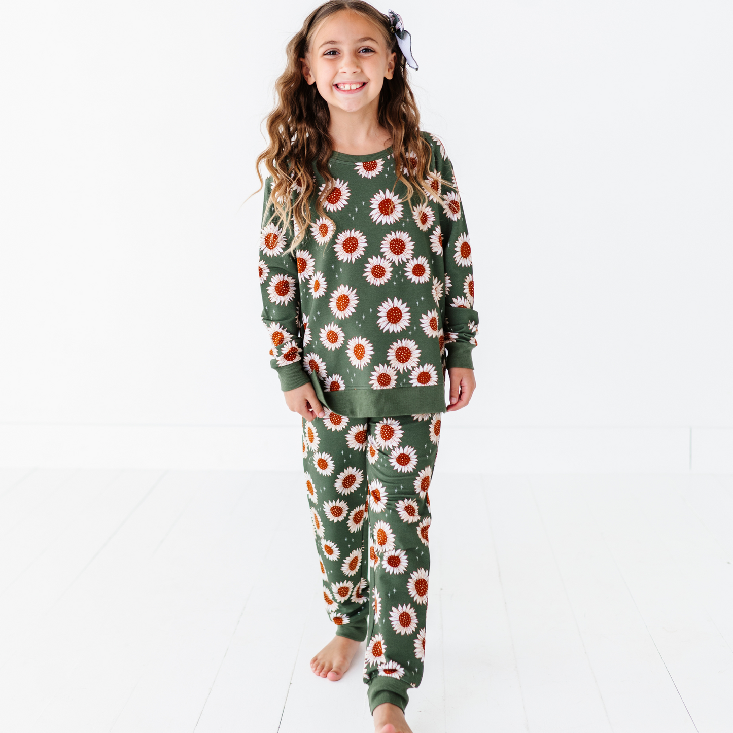 Sunflower bamboo jogger set