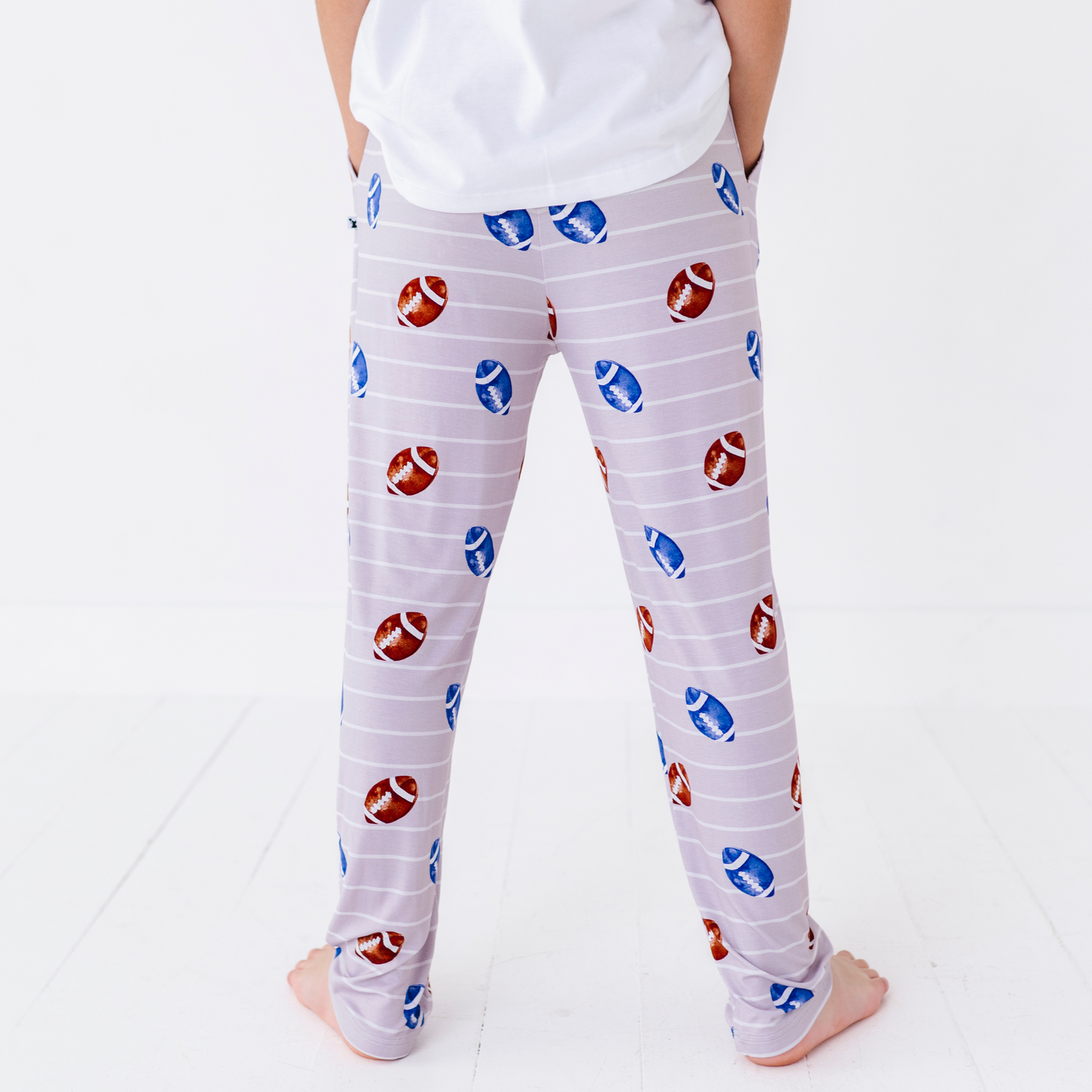 Teen in Football Lounge PantsTeen in Football Lounge Pants
