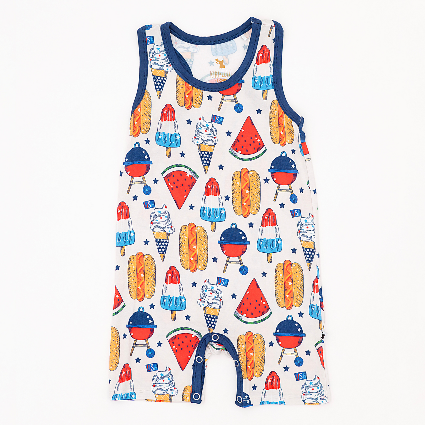 Red, White & BBQ Racerback