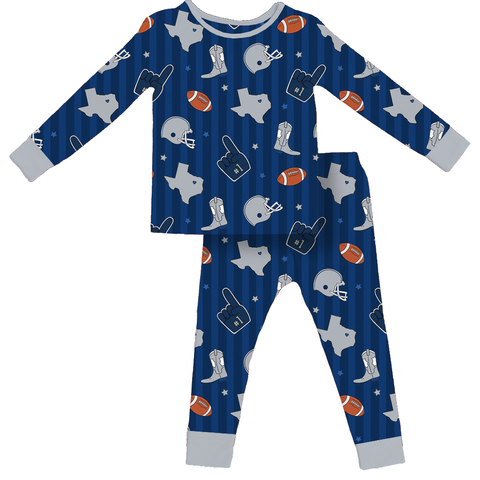 Game Day in Dallas Kids Pajamas  - PREORDER