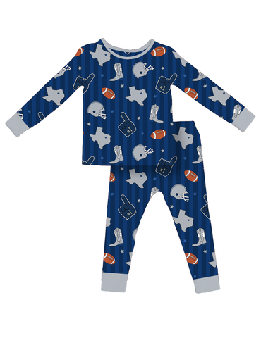 Game Day in Dallas Kids Pajamas- PREORDER