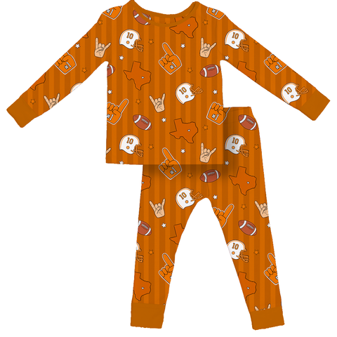Game Day in Austin Kids Pajamas - PREORDER