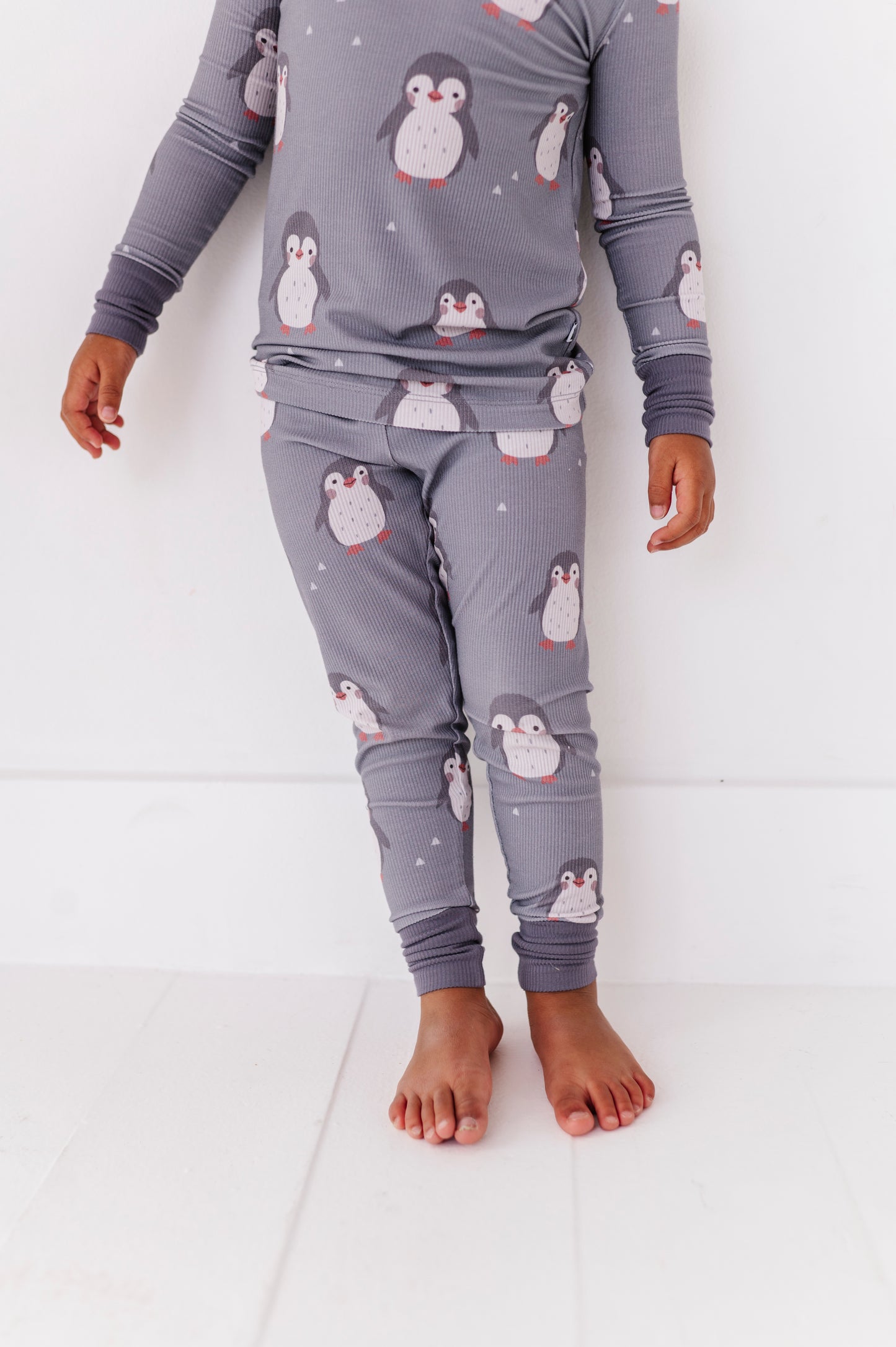 Waddle I Do Without You? Ribbed Kids Pajamas