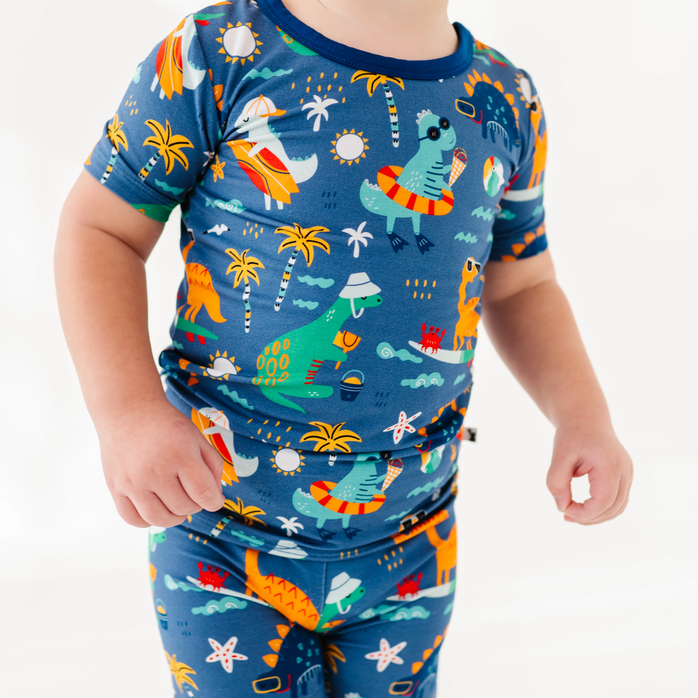 Rockin' and Roarin' Toddler/Big Kid Shorts Pajamas