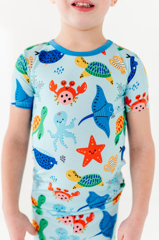 Under the ZZZ Kid Pajamas- Short Sleeve and Shorts