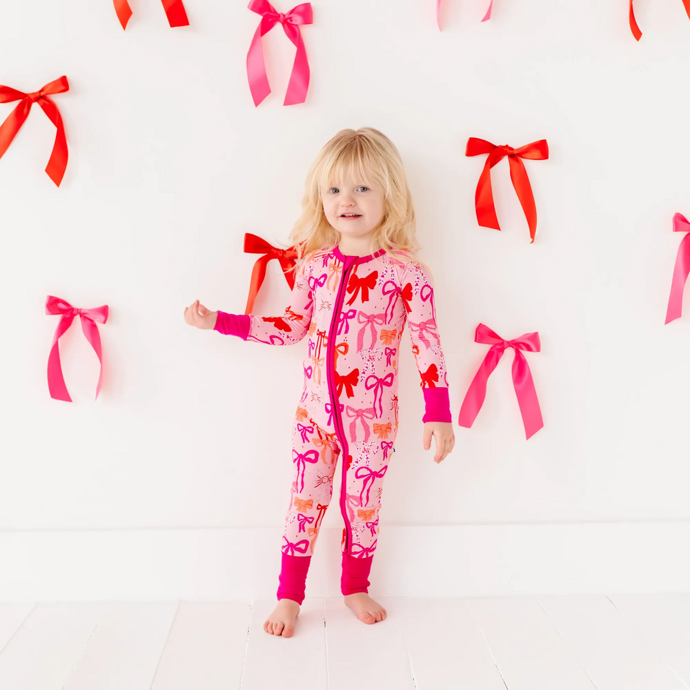 Bows Convertible Footies By Kiki and Lulu