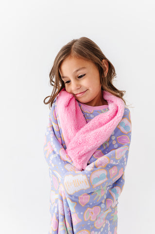 Lavender Haze (Kiki+Lulu's Version) Oversized Fuzzy Blanket