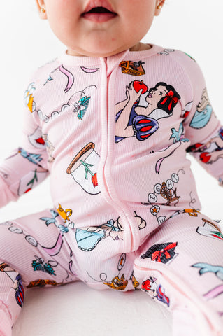 Pretty in Pinky Ribbed Convertible Footies