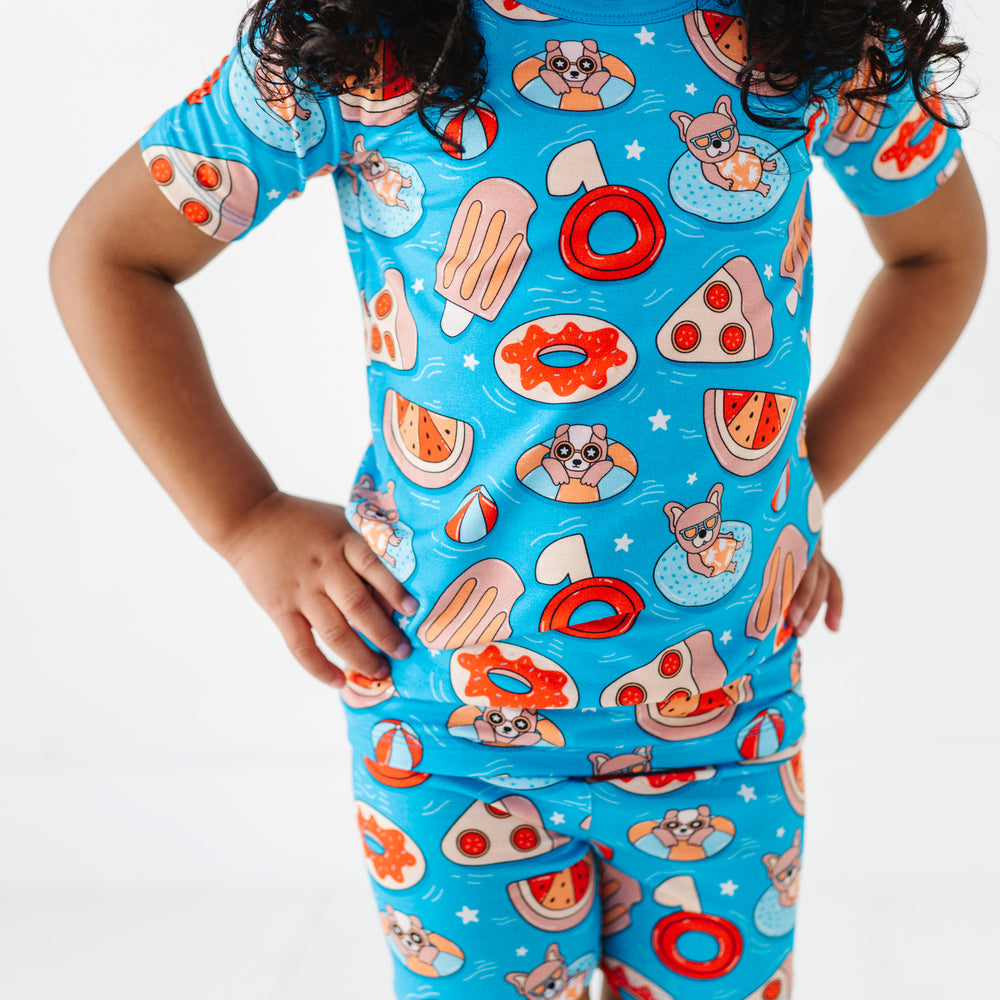 Poolside Pawty Kids Pajamas