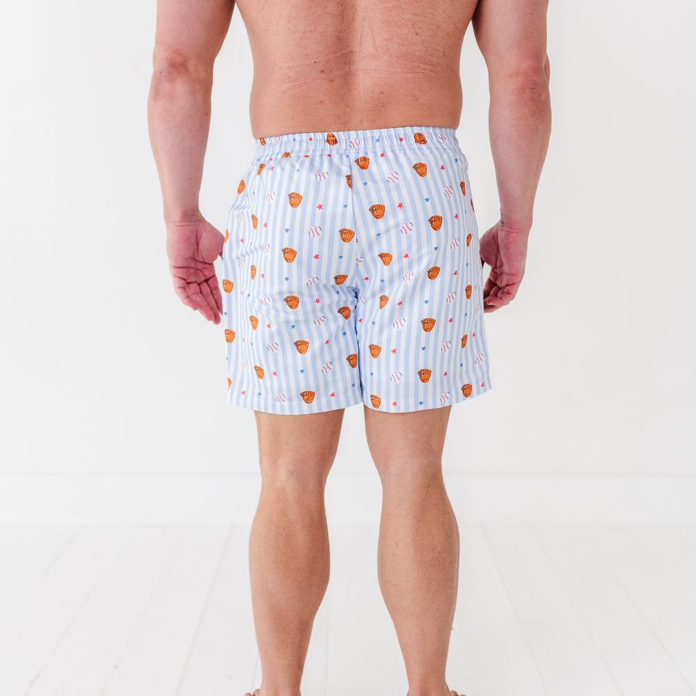 
                      
                        Stripe Out Men's Swim Trunks
                      
                    