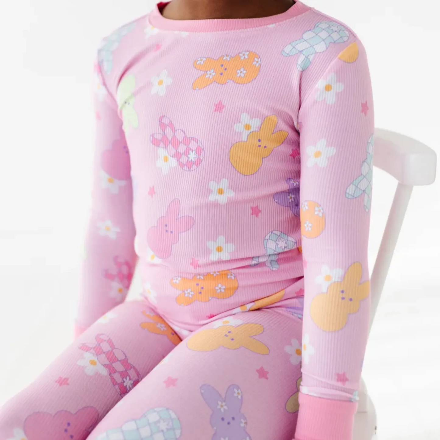 For Peeps Sake Toddler/Big Kid Pajamas- Ribbed