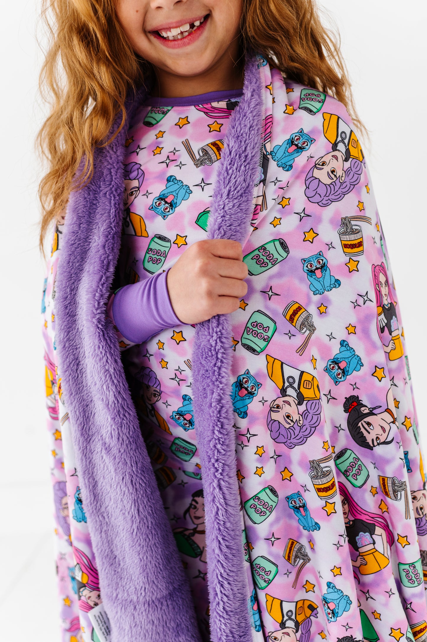 KPop-Inspired Oversized Fuzzy Blanket