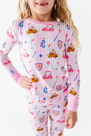 Caddy Crew Kids Pajamas- Pink  (Preorder Est Ship May 20)