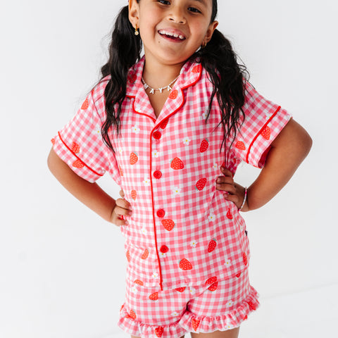 Strawberries & Dream Short Set Pajamas