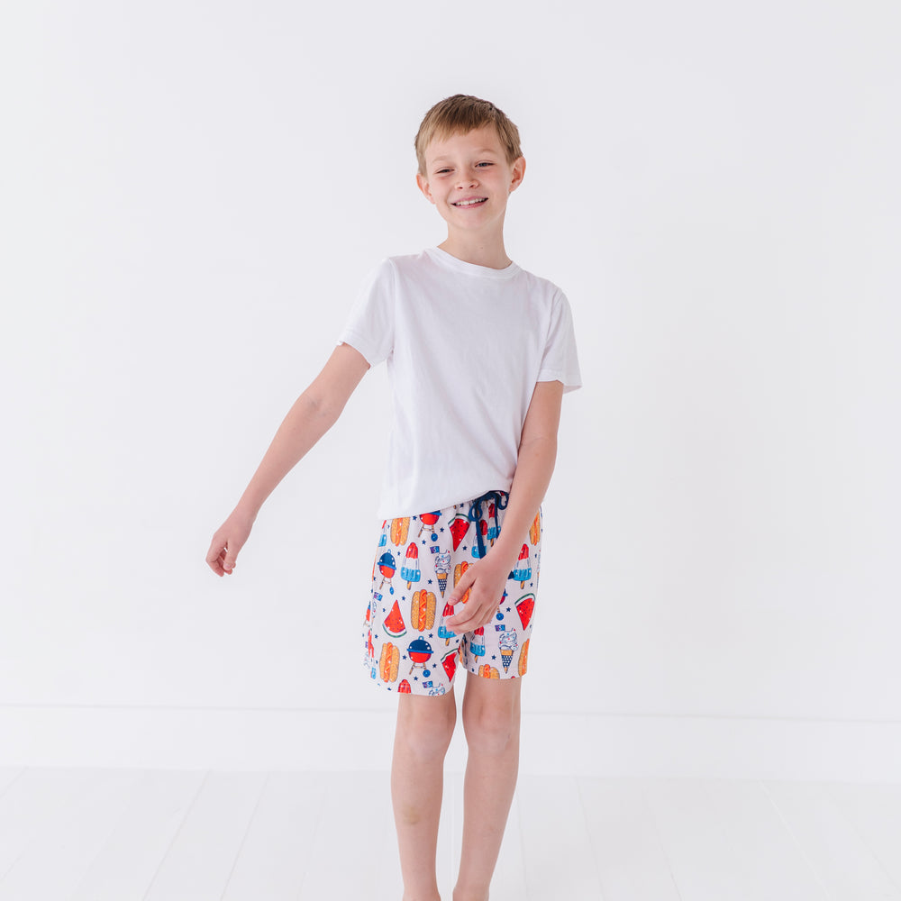 
                      
                        Red, White & BBQ Boys Lounge Shorts - Bigger Kids
                      
                    