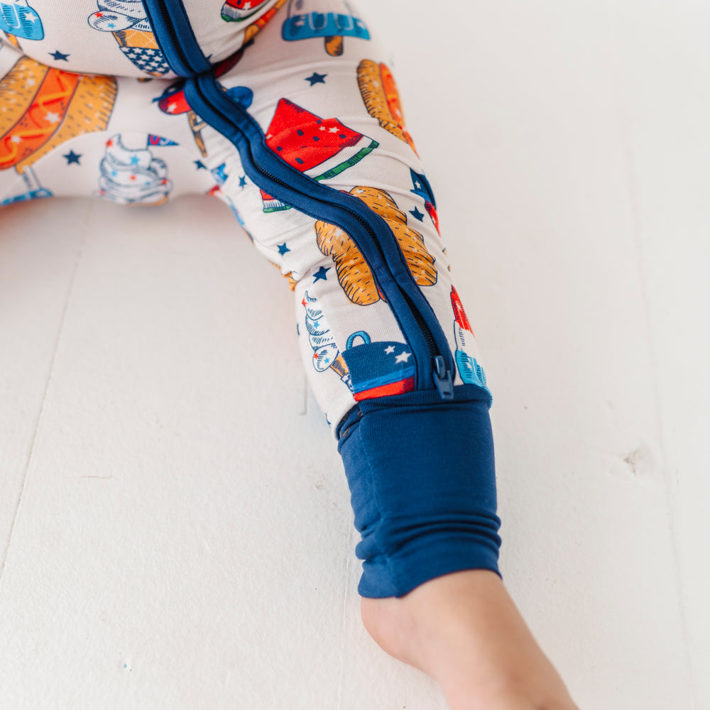 
                      
                        Red, White & BBQ Convertible Footies
                      
                    