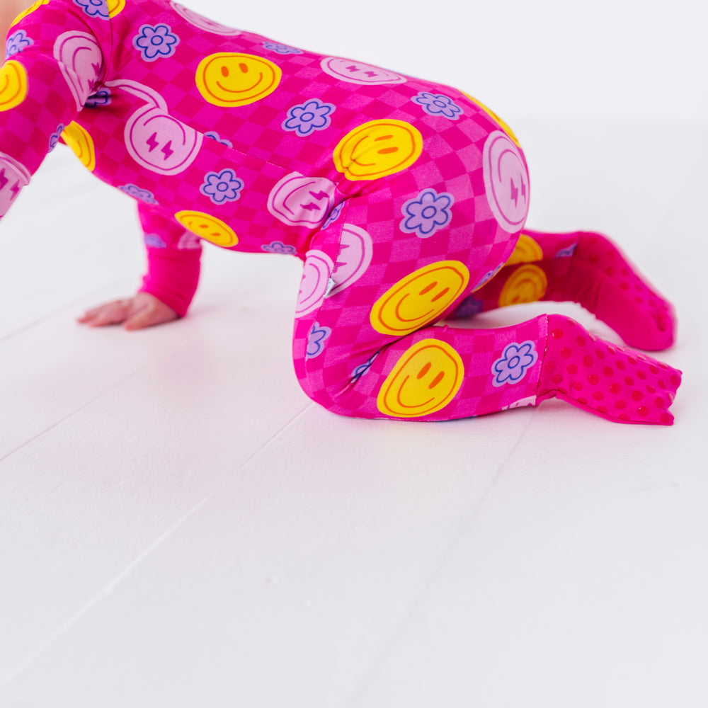 
                      
                        Electric Smiles Convertible Footies
                      
                    