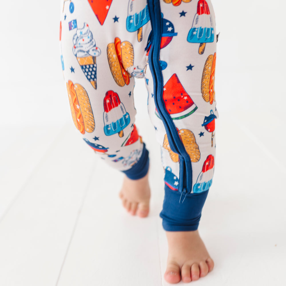 
                      
                        Red, White & BBQ Convertible Footies
                      
                    