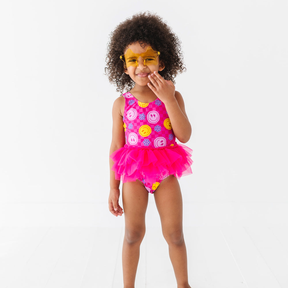 
                      
                        Electric Smiles Swimsuit With Tutu
                      
                    