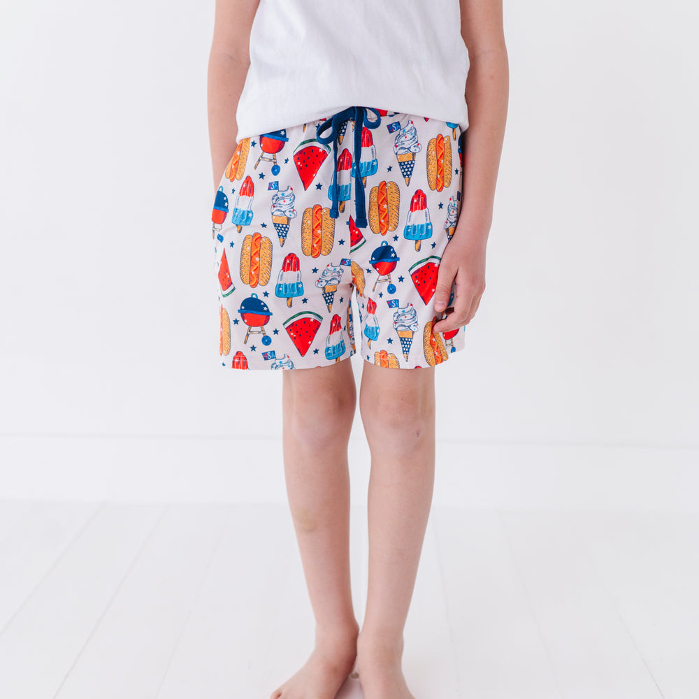 
                      
                        Red, White & BBQ Boys Lounge Shorts - Bigger Kids
                      
                    