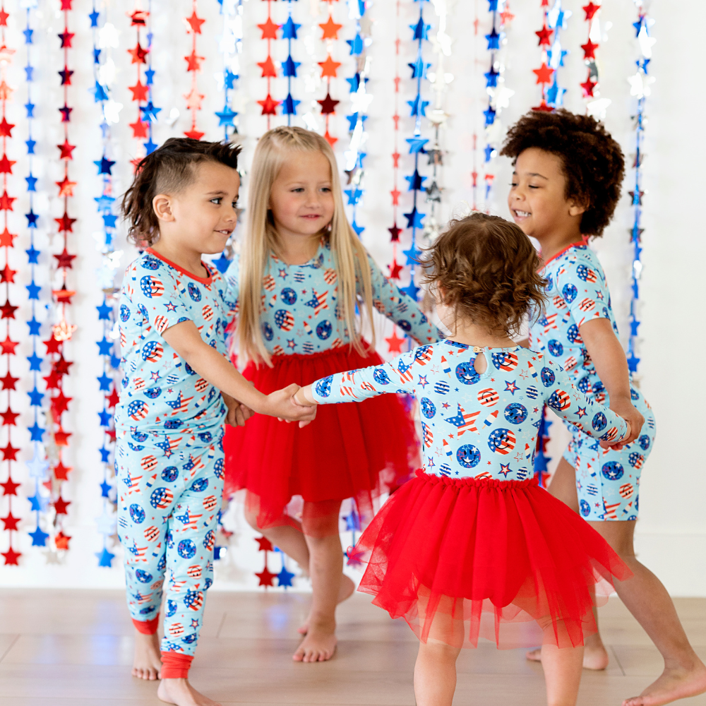 
                
                    Load image into Gallery viewer, Patriotic Party in the U.S.A. Baby Dress With Tulle
                
            
