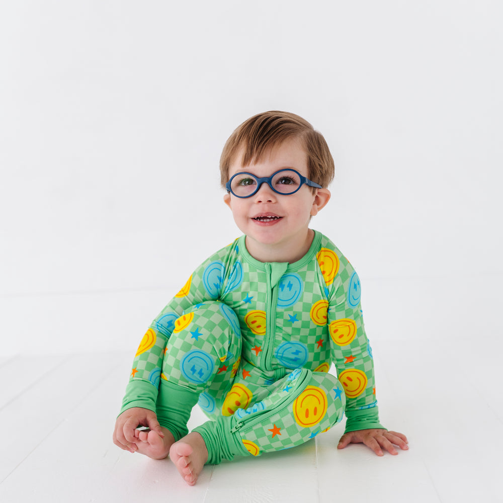 
                      
                        Electric Smiles Convertible Footies
                      
                    