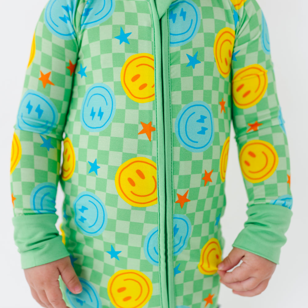 Electric Smiles Convertible Footies