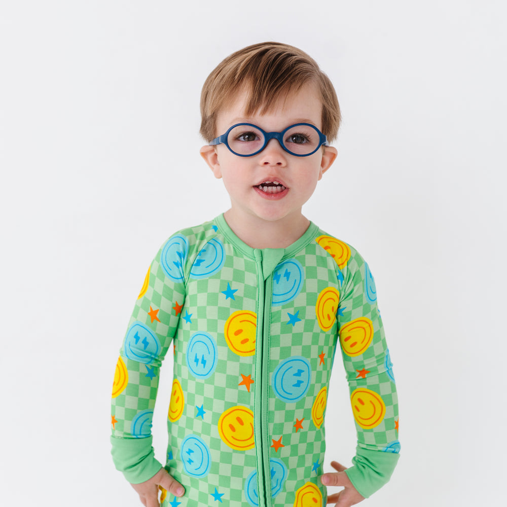 
                      
                        Electric Smiles Convertible Footies
                      
                    