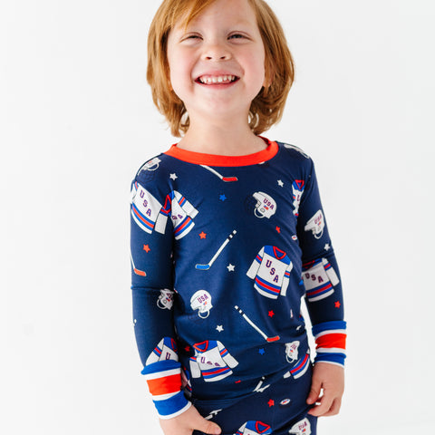 Team USA Hockey Kids Pajamas