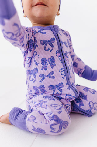 Preppy & Purple Convertible Footies