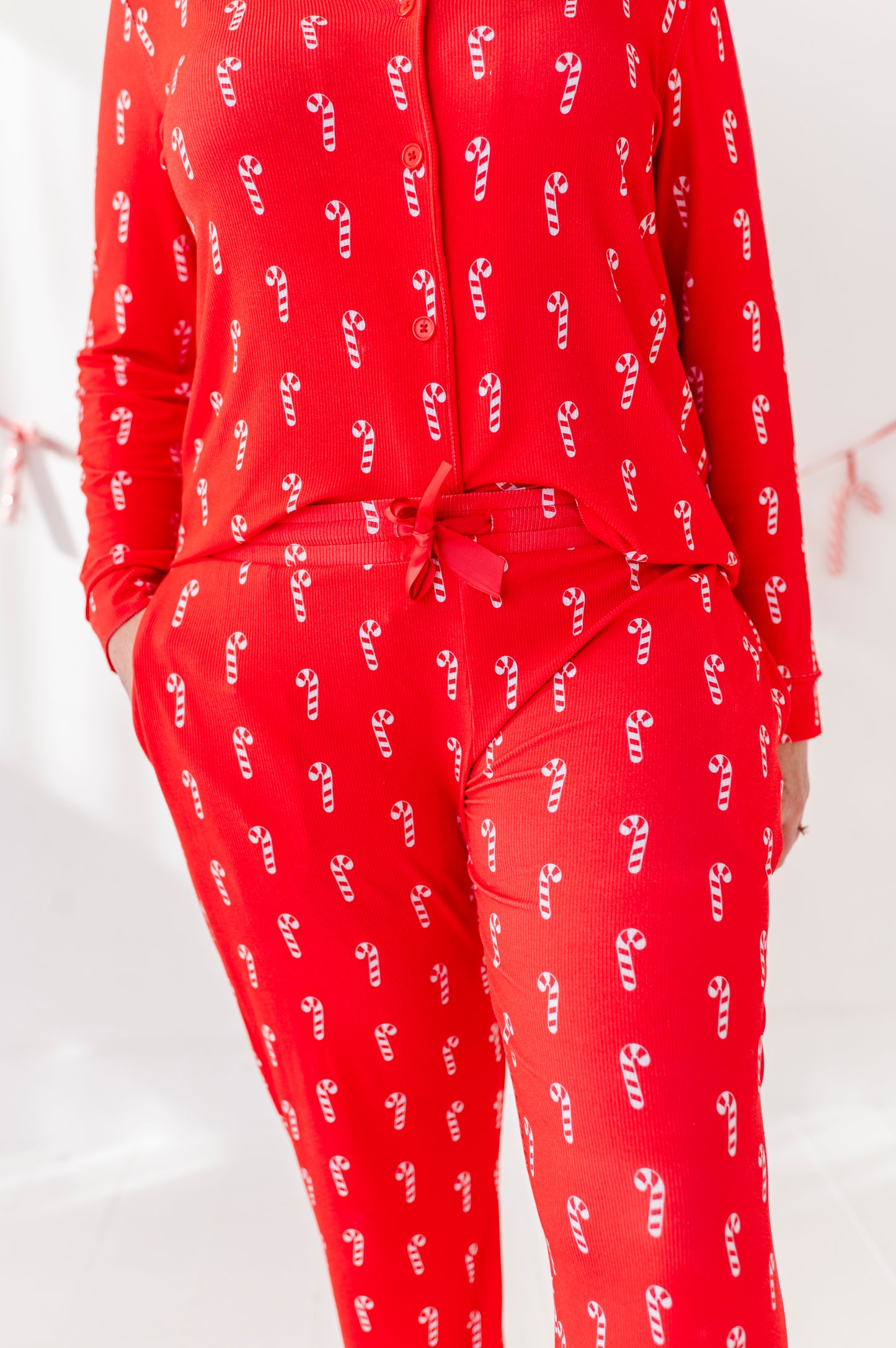 Sweet & Stripey Ribbed Mama Lounge Set