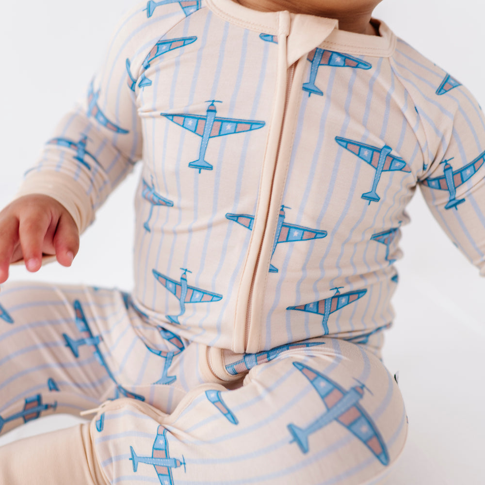 
                      
                        Plane Old Fun Convertible Footies
                      
                    