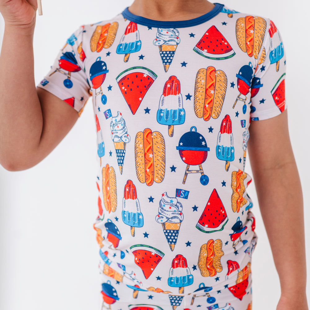 Red, White & BBQ Kids Pajamas