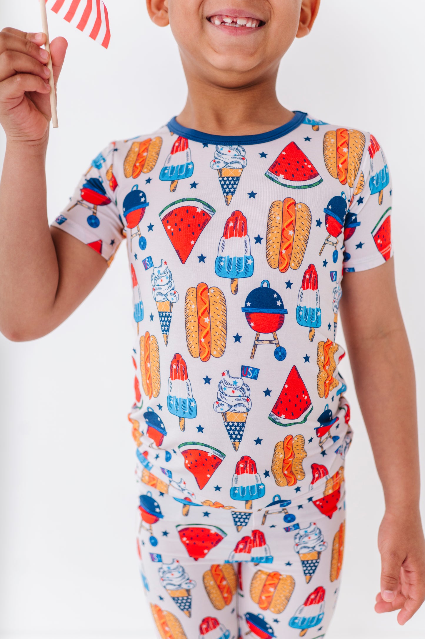 Red, White & BBQ Kids Pajamas