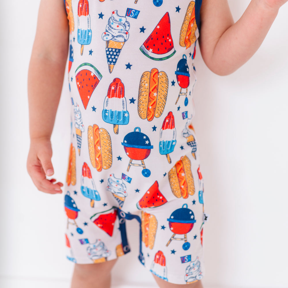 Red, White & BBQ Racerback