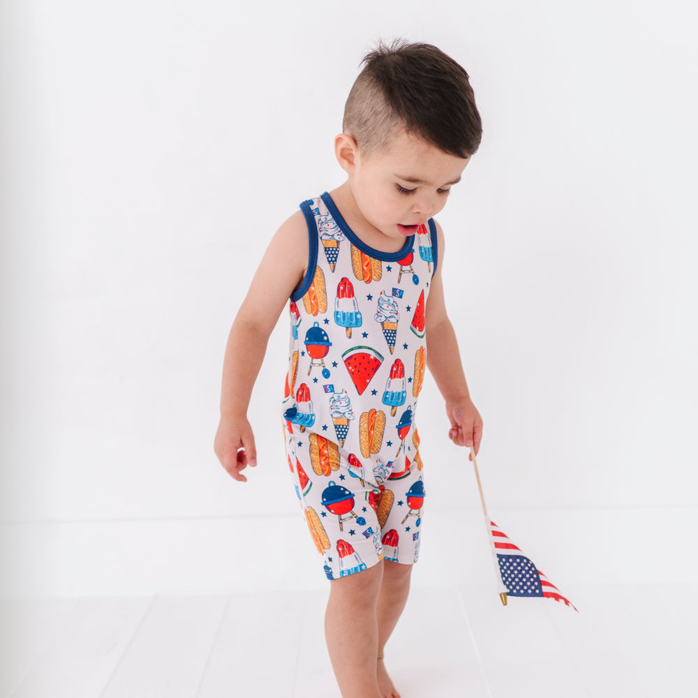 
                      
                        Red, White & BBQ Racerback
                      
                    