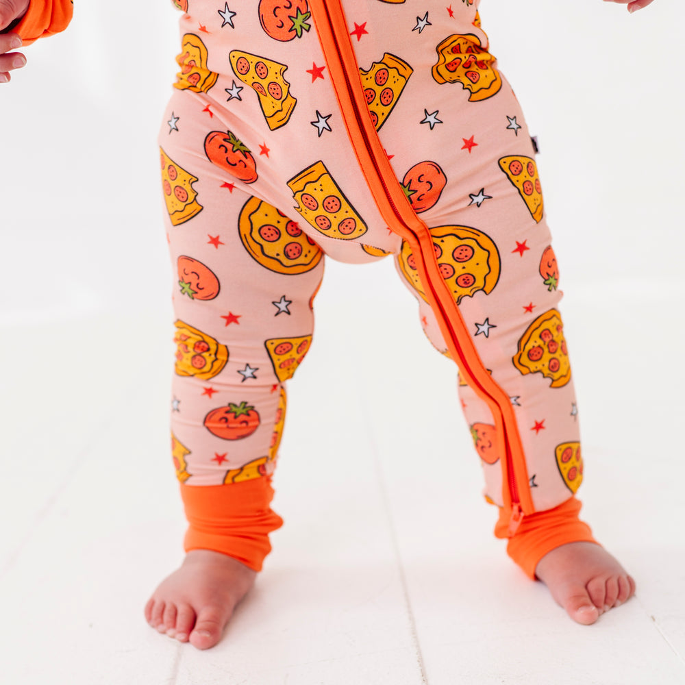 You Want a Pizza Me Kids Pajamas Convertible Footies