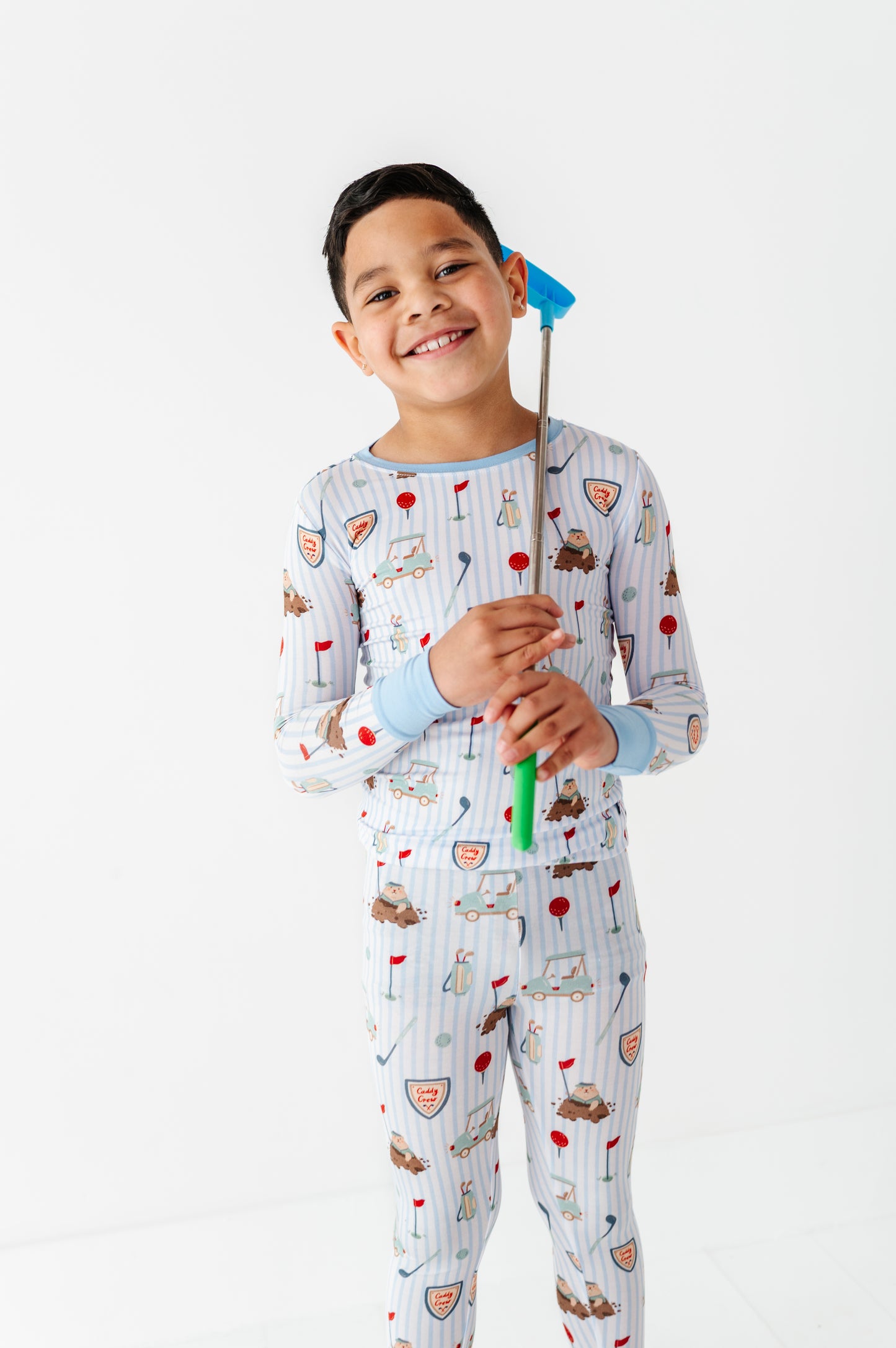 Caddy Crew Kids Pajamas- Blue  (Preorder Est Ship May 20)